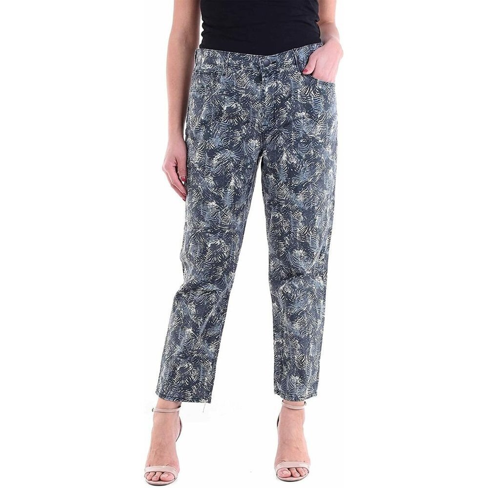 J BRAND Palm Print Cropped Ruby Jean Cape Mountain
